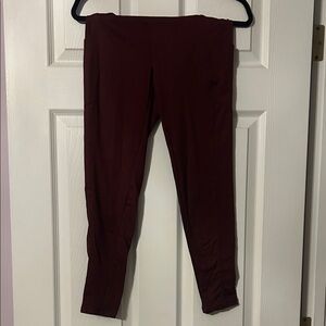 Burgundy Leggings